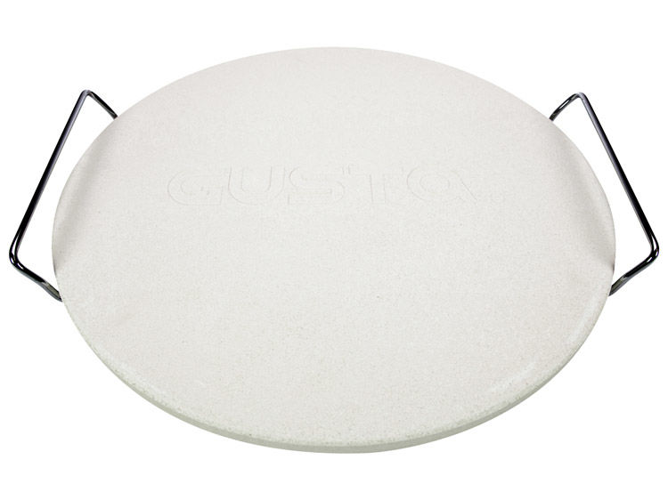 Pizza baksteen 33cm met houder