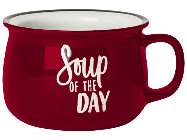 Soepkom 500ml Rood