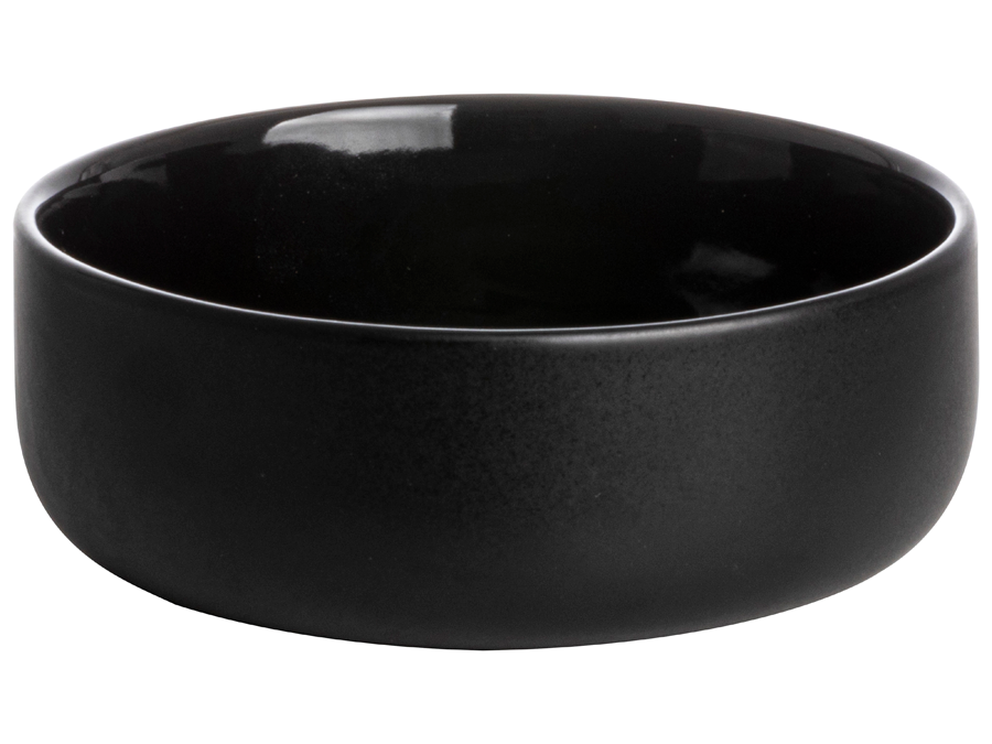 Azur Kom ø15x6,5cm Zwart - Table Tales