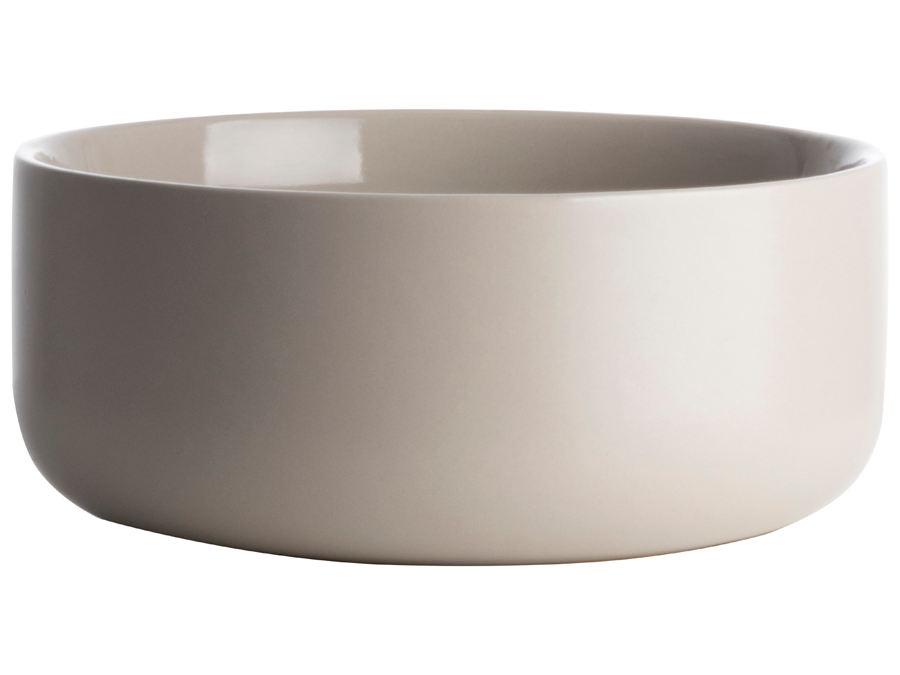 Azur Kom ø15x6,5cm Taupe - Table Tales