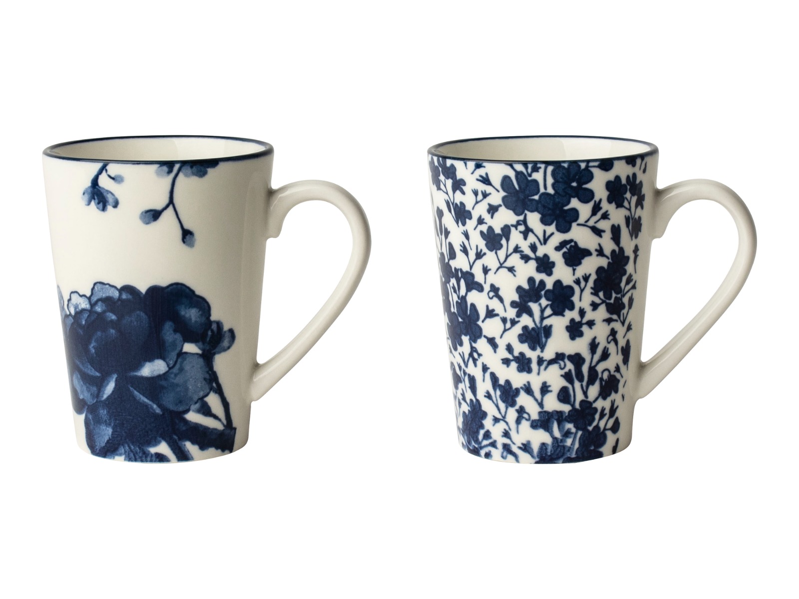 Mok 180ml Peony en Floral - out of the blue - assorti van 2