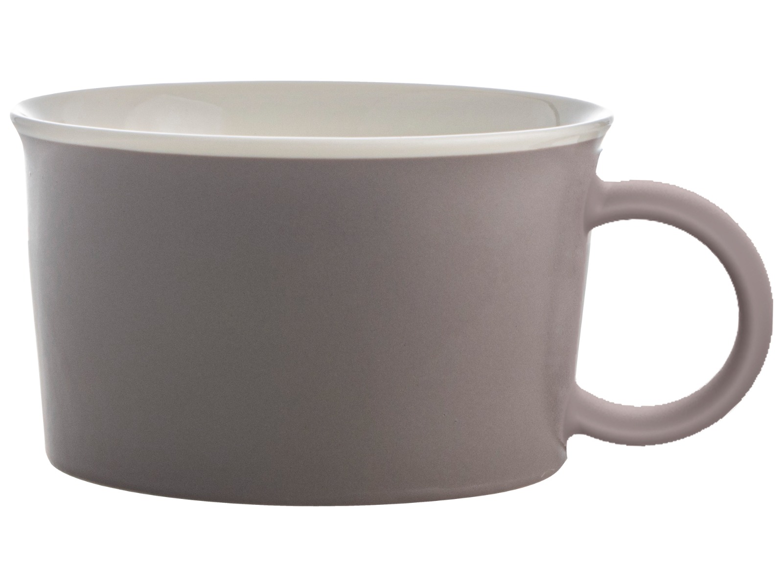 Soepmok bruin/witte rand 370 ml			