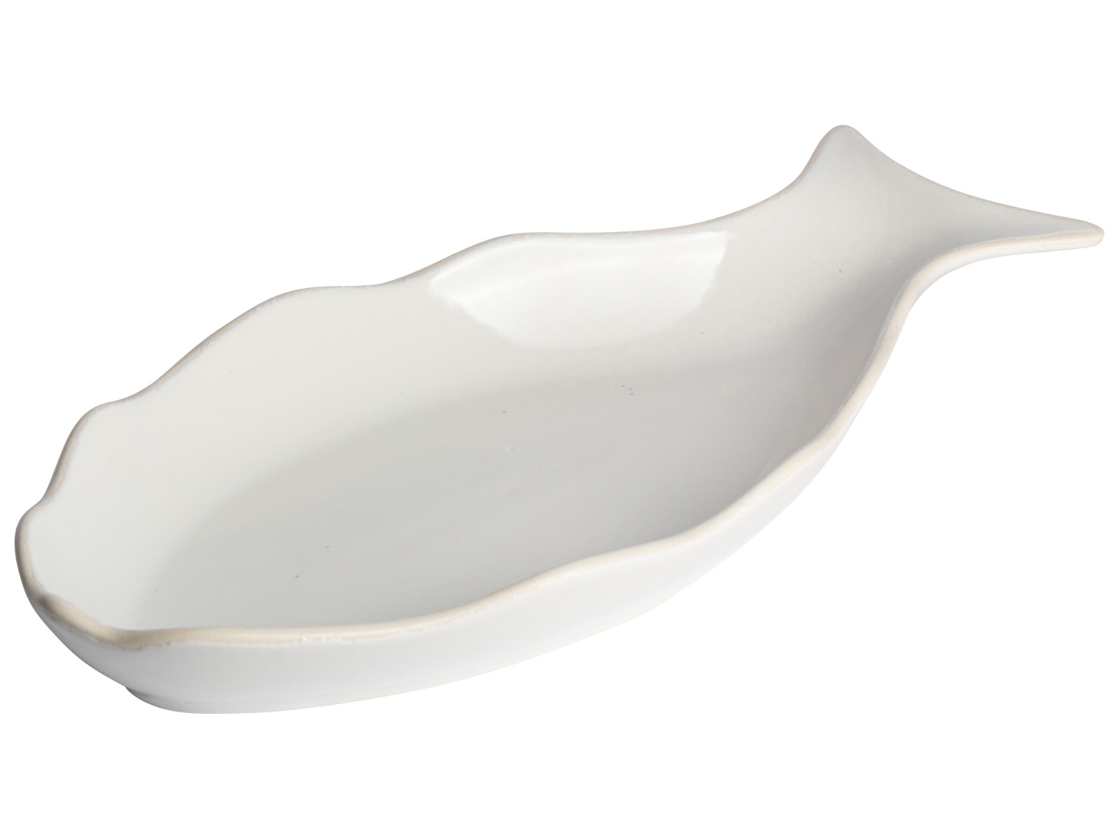 Schaaltje Vis 30x15x3,5cm Wit