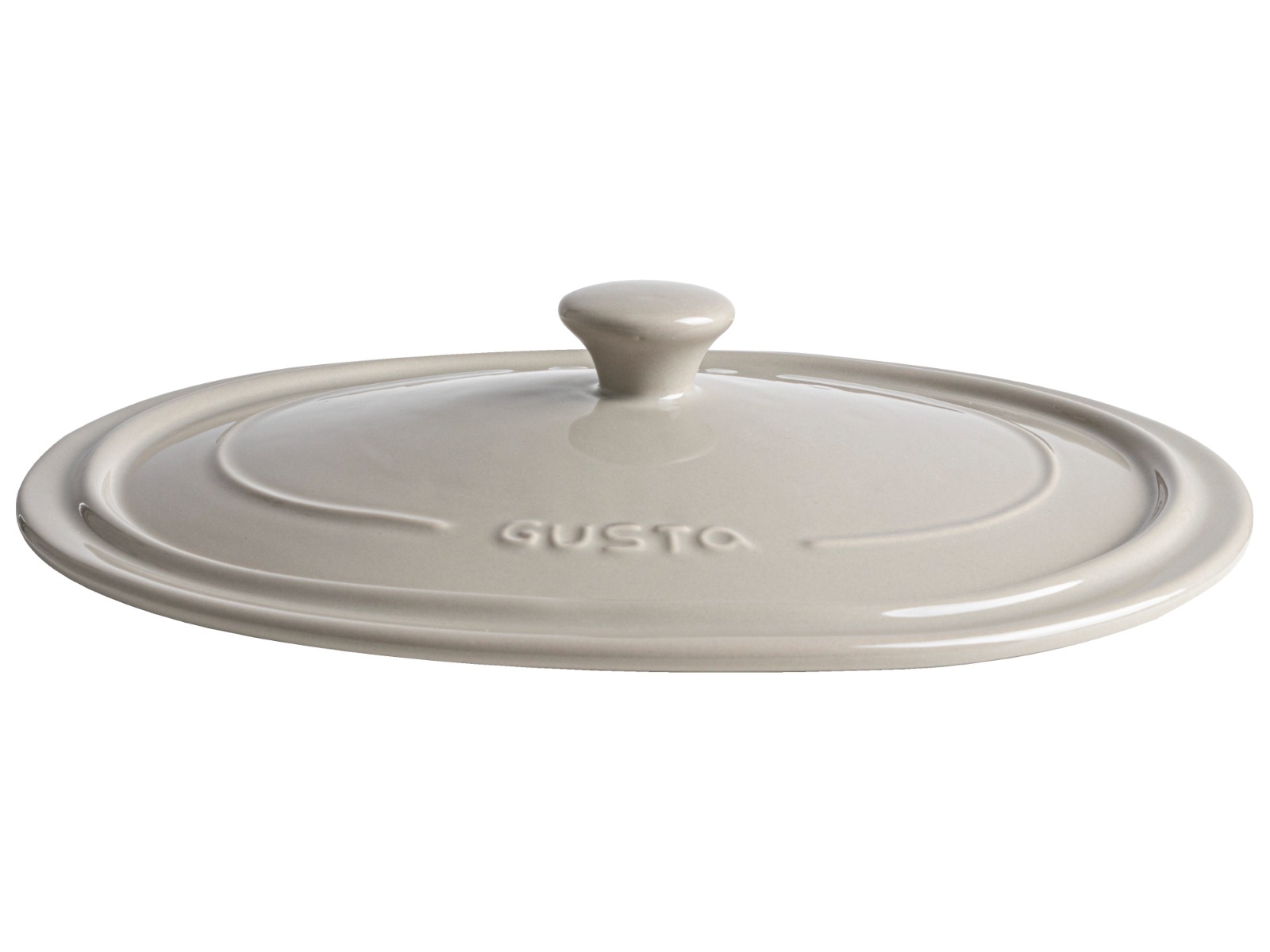 Deksel voor Gusta slowcooker 3,5 ltr zandkleurig (ovaal)