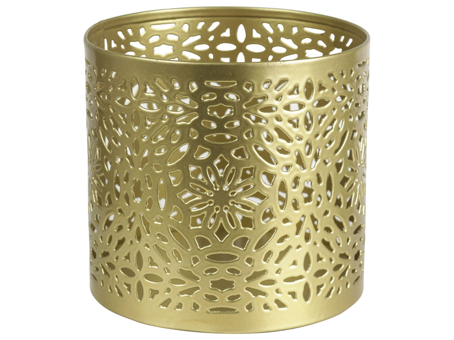 Theelichthouder Circle ø9,5cm Goud