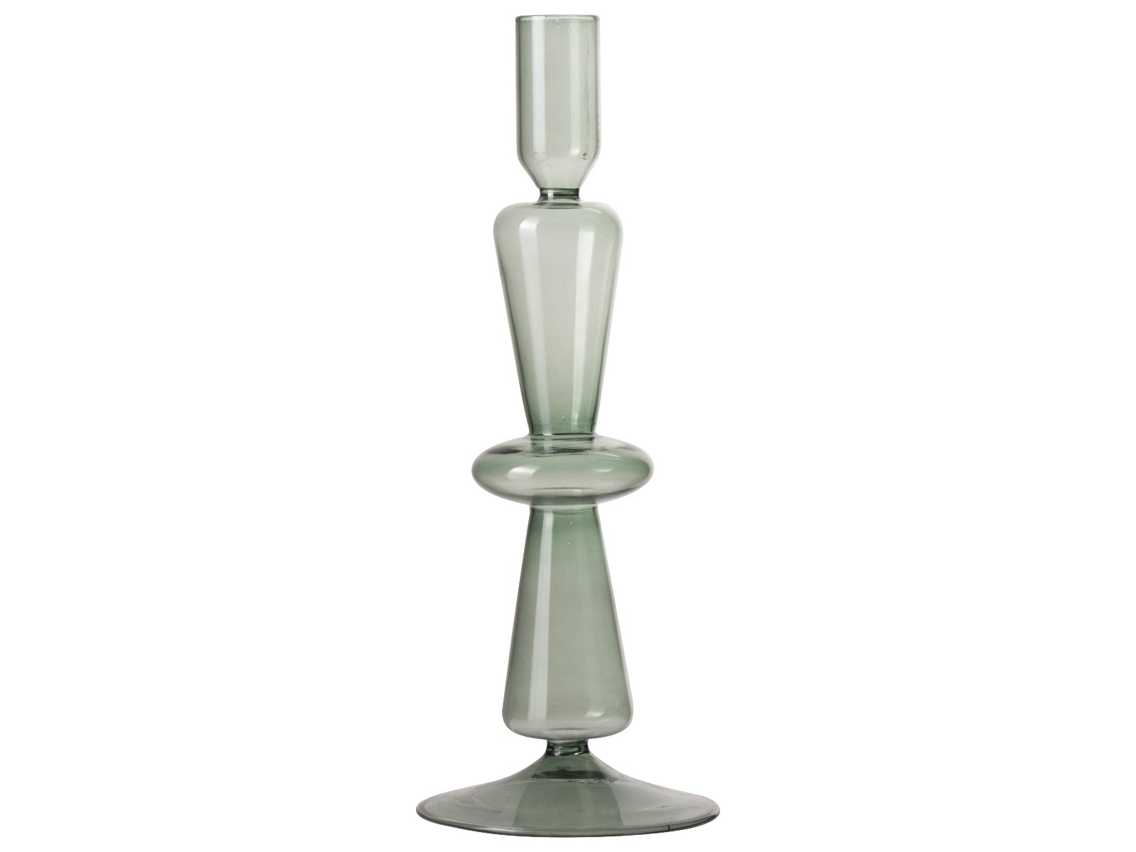 Dinerkaarshouder glas ø9x25cm groen