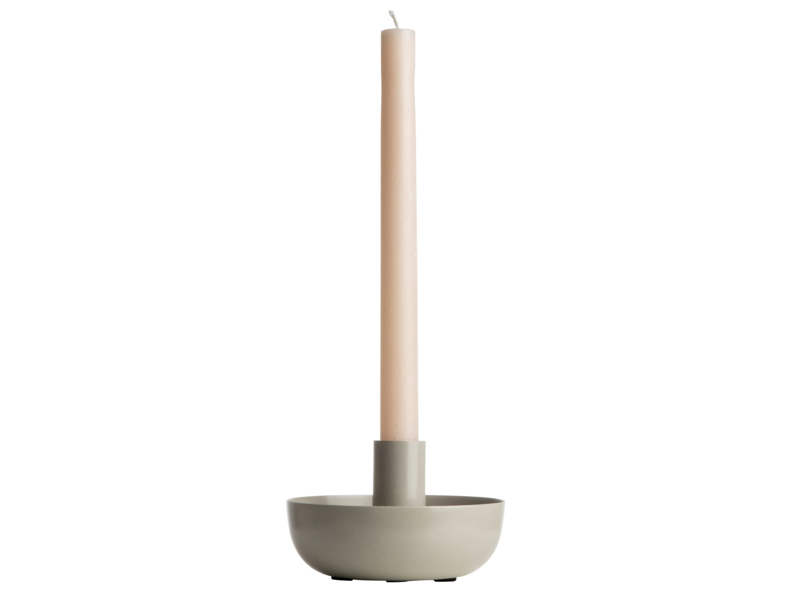 Dinerkaarshouder Metaal Ø12X8 cm Taupe