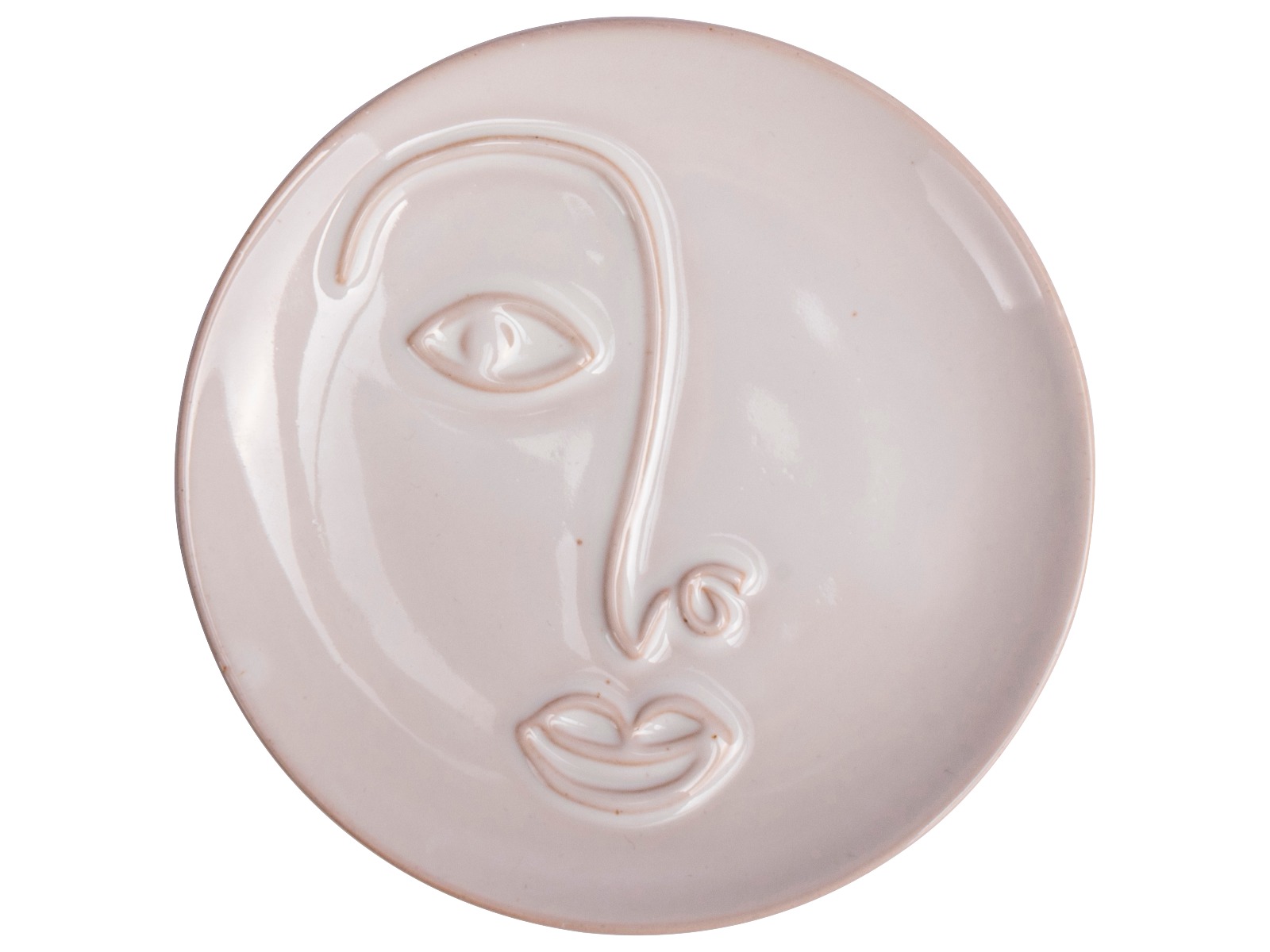 Bord gezicht ø15,8cm wit