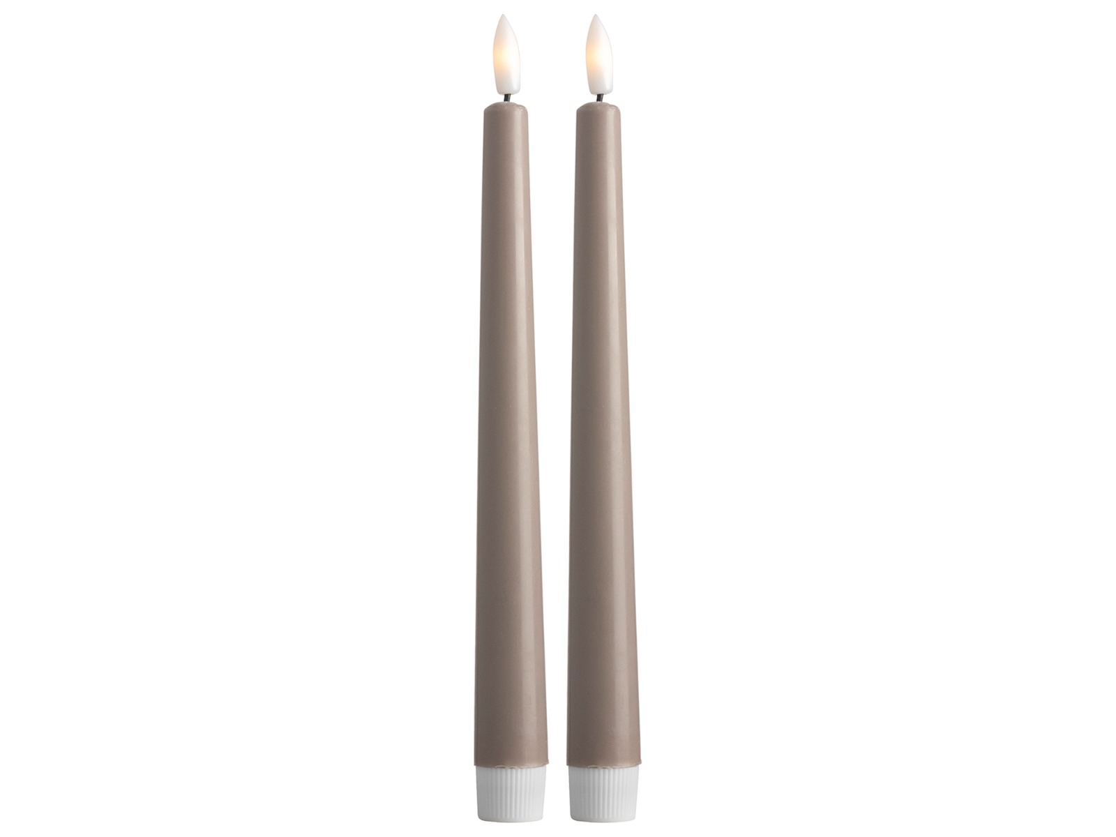 Dinerkaars LED set 2 stuks Grijsbruin	