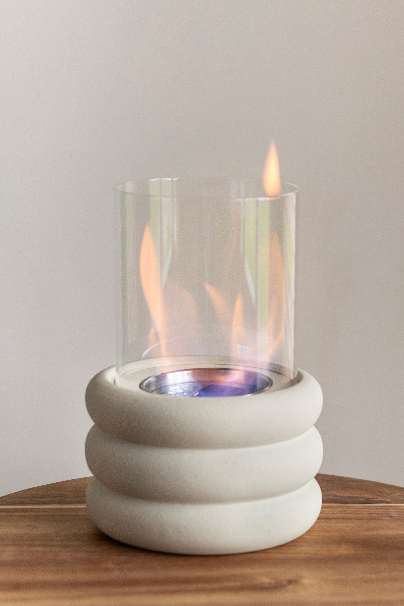 Bio Brander - Ribbel offwhite ø15 cm 	